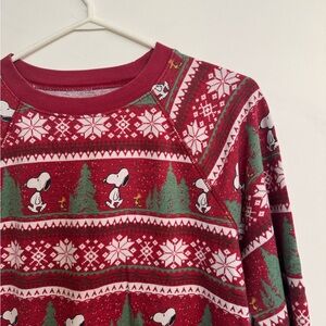 Peanuts Red and White Sweater